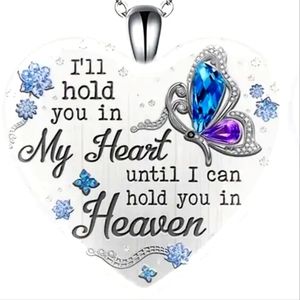 Hold you in my heart...... pendant necklace